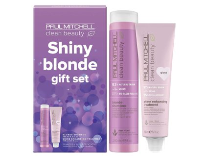 paul mitchell darkova sada shiny blonde gift set 14978543131044