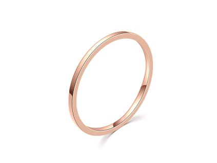 MOISS Minimalistický bronzový prsten R000199