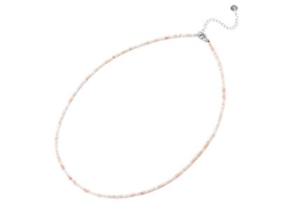 agato damsky mineralni nahrdelnik s ruzovym opalem pol n10 47l 14982957130036