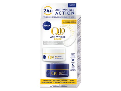 Nivea Sada denní a noční péče proti vráskám Q10 Power