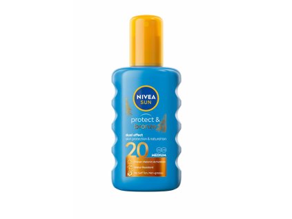 Nivea Intenzivní sprej na opalování SPF 20 Sun (Protect & Bronze Sun Spray) 200 ml