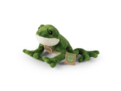 Rappa Plyšová žába 15 cm ECO-FRIENDLY