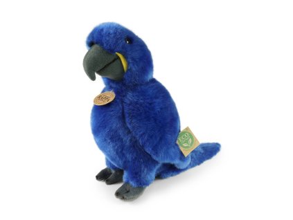 Rappa Plyšový papoušek modrý Ara hyacintový 25 cm ECO-FRIENDLY
