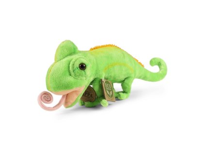 Rappa Plyšový chameleon 30 cm ECO-FRIENDLY