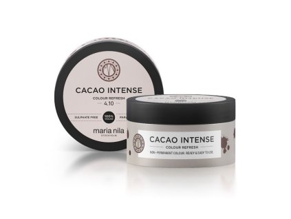 Maria Nila Jemná vyživující maska bez permanentních barevných pigmentů 4.10 Cacao Intense (Colour Refresh Mask)