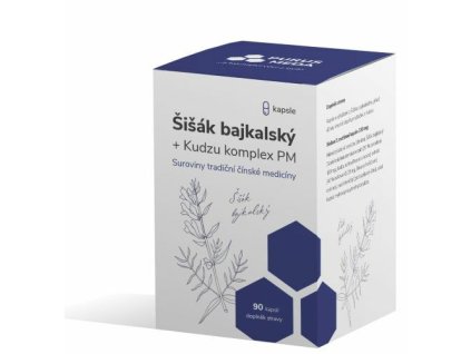Purus Meda Šišák bajkalský + Kudzu komplex PM 90 kapslí