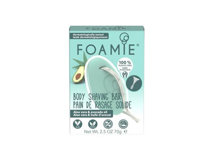 Foamie Tuhá pěna na holení Aloe You Very Much (Body Shaving Bar) 70 g