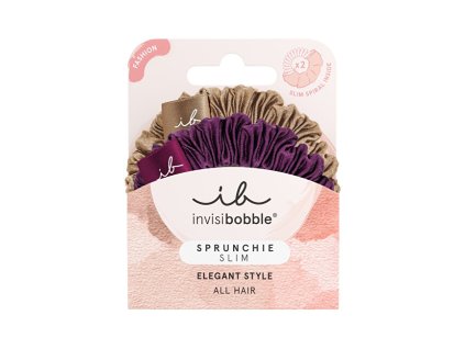 Invisibobble Gumičky do vlasů Sprunchie Slim The Snuggle is Real 2 ks