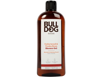 bulldog bulldog cedarwood tonka bean shower gel 500ml 14937348125517
