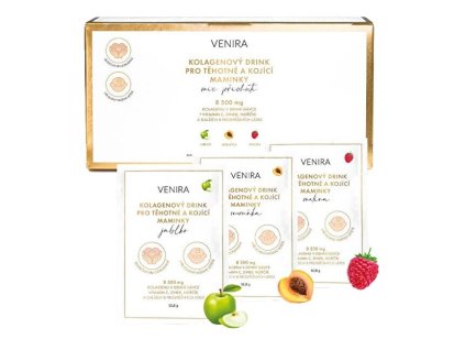 venira premium kolagenovy drink pro tehotne a kojici maminky mix 3 prichuti 30 x 10 8 g 14991156115045