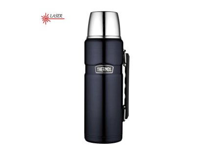 Thermos Style Termoska na nápoje s madlem - tmavě modrá 1,2 l