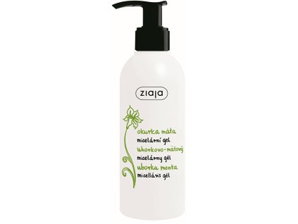 Ziaja Micelární gel s okurkou a mátou Cucumber (Cucumber Mint Micellar Gel) 190 ml