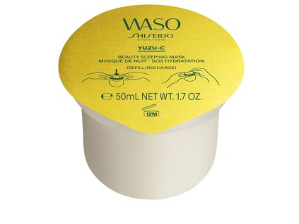 Shiseido Náhradní náplň do noční pleťové hydratační masky Waso Yuzu-C (Beauty Sleeping Mask Refill) 50 ml