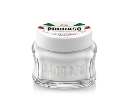 Proraso Krém před a po holení pro citlivou pokožku Zelený čaj 100 ml