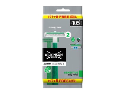 Wilkinson Sword Jednorázový holicí strojek Extra Essential 10 + 5 ks