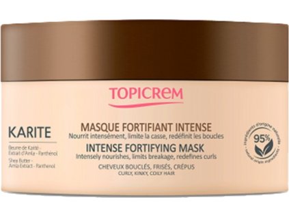 topicrem vyzivujici a posilujici maska pro kudrnate a krepovite vlasy karite intense 14997994212523