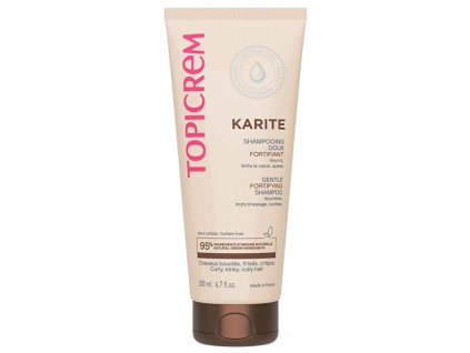 topicrem jemny sampon pro kudrnate a krepovite vlasy karite gentle fortifying shampoo 200ml 14997992214536