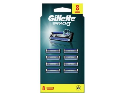 Gillette Náhradní hlavice Mach3 8 ks