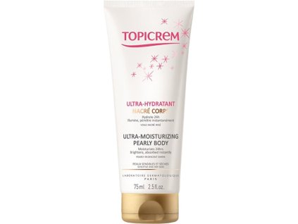 topicrem perletovy ultra hydratacni telovy krem ultra moisturizing pearly body 75 ml 14997988205632