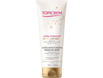 topicrem ultra moisturising sparkling body 75ml 14997987210737