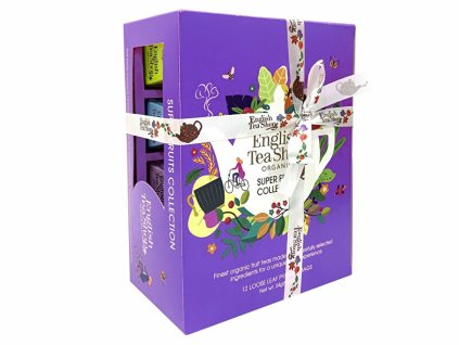 English Tea Shop Dárková kolekce Super fruits modrá BIO 12 pyramidek