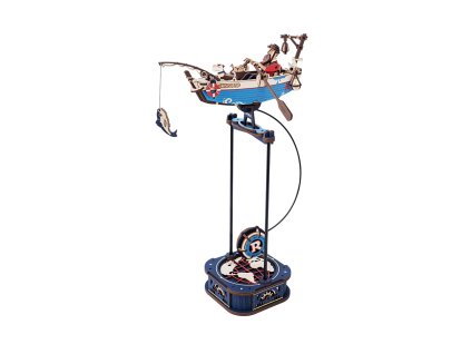 RoboTime 3D mechanická skládačka Rybářská loď s kyvadlem