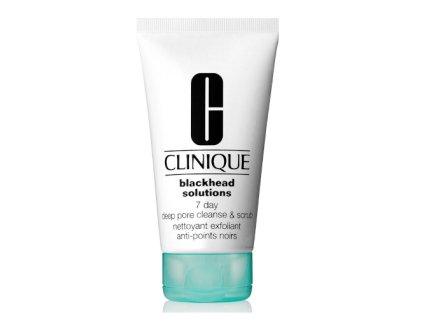 clinique pletovy peeling proti cernym teckam blackhead solutions 3 in 1 deep pore cleanser scrub 125 ml 1467451820200729200316