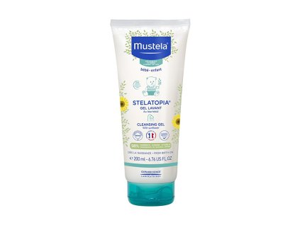 mustela cistici gel pro extremne suchou a atopickou pokozku stelatopia cleansing gel 200 ml 14775438145724