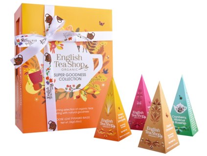 English Tea Shop Dárková kolekce Super goodness oranžová BIO 12 pyramidek