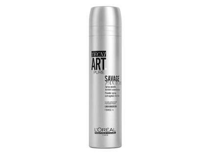 L'Oréal Professionnel Texturizační pudrový sprej pro objem vlasů Savage Panache Pure (Powder Spray) 250 ml