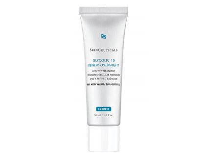 SkinCeuticals Noční krém s kyselinou glykolovou Glycolic 10 Renew Overnight (Nightly Treatment) 50 ml