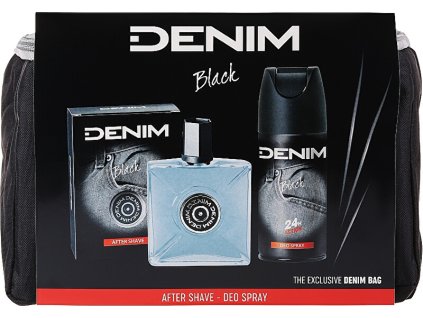 denim black voda po holeni 100 ml deodorant ve spreji 150 ml tasticka 14163239063848