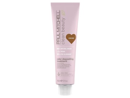 paul mitchell tonovaci maska na vlasy clean beauty cocoa color depositing treatment 150 ml 14999790101048