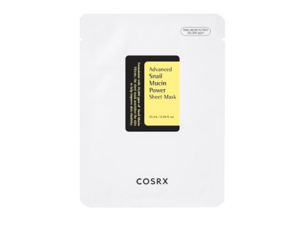 COSRX Pleťová maska Advanced Snail Mucin Power Essence (Sheet Mask) 25 ml