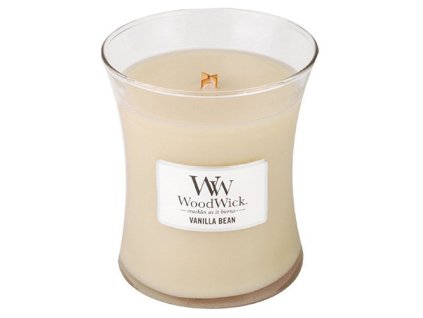 WoodWick Vonná svíčka váza Vanilla Bean 275 g