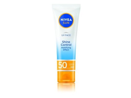 Nivea Zmatňující pleťový krém na opalování SPF 50 (Mattifying Effect Shine Control) 50 ml
