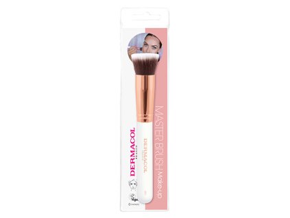 Dermacol Kosmetický štětec na make-up s pouzdrem Rose Gold D51