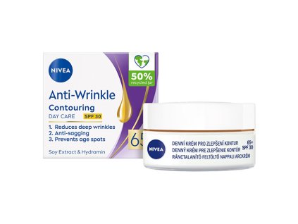 Nivea Denní krém pro zlepšení kontur 65+ SPF 30 (Anti-Wrinkle Contouring Day Care) 50 ml