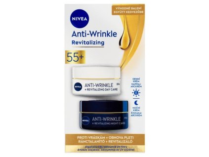 Nivea Dárková sada pleťové péče 55+ Anti-Wrinkle Revitalizing Duopack