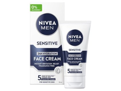 Nivea Hydratační krém pro muže Sensitive (Face Cream) 75 ml