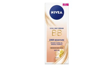 Nivea Zkrášlující hydratační krém 5 v 1 BB Cream SPF 15 (5in1 Beautifying Moisturizer) 50 ml