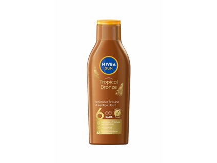 Nivea Mléko na opalovaní s betakarotenem SPF 6 Sun (Carotene Sun Lotion) 200 ml