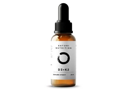 SATORI NUTRITION Vitamin D3 + K2 v MCT oleji 20 ml