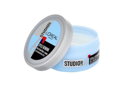 L'Oréal Paris Vláknitý modelační krém na vlasy Studio Line (Style Rework Out Of Bed Fibre Cream) 150 ml