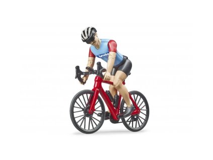 Bruder Silniční kolo s figurkou cyklisty