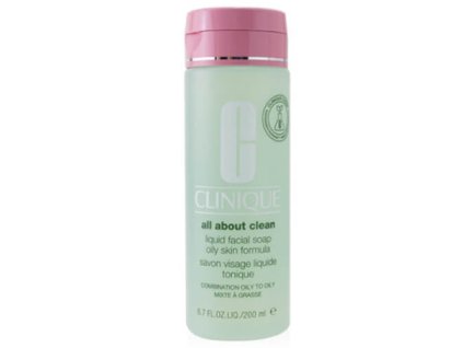 Clinique Tekuté čisticí mýdlo na obličej pro smíšenou až mastnou pleť (Liquid Facial Soap Oily Skin) 200 ml
