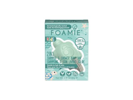 foamie detske sprchove mydlo na telo a vlasy mango coconut 2 in 1 shampo shower body bar 80 14813105104431