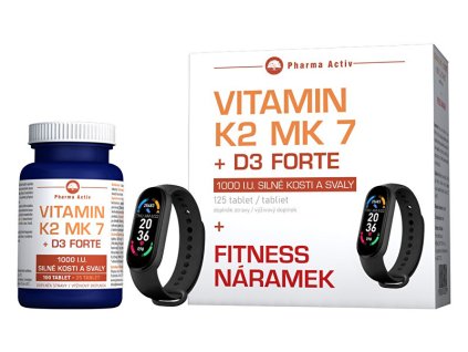 vitamin k2 mk 7 d3 forte tbl 125 fitness naramek 15002295051640