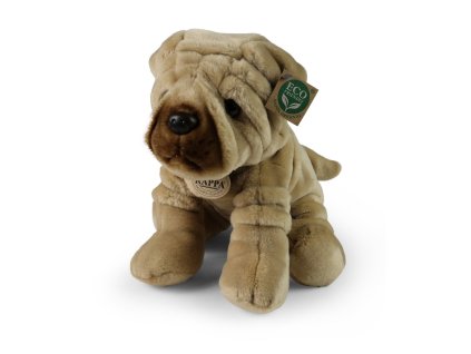 Rappa Plyšový pes šarpej 30 cm ECO-FRIENDLY