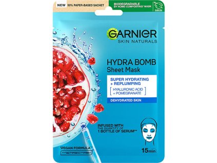 garnier super hydratacni vyplnujici maska moisture aqua bomb skin tissue superhydrating 14343613080555